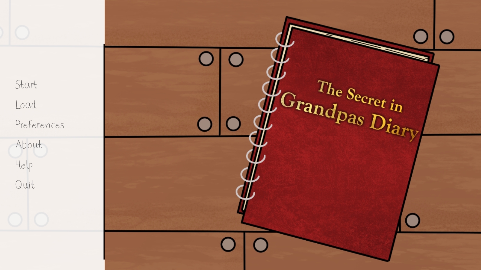 The Secret in Grandpa's Diary Cover